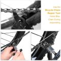 Bike Chain Repair Tool Kit, Bike Master Link Pliers Remover Chain Breaker Splitter Cutter & Chain Wear Indicator Checker. 