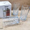 Cristal Clear luxury Drinking Glass set (6 pcs) Set / Olila W47.
