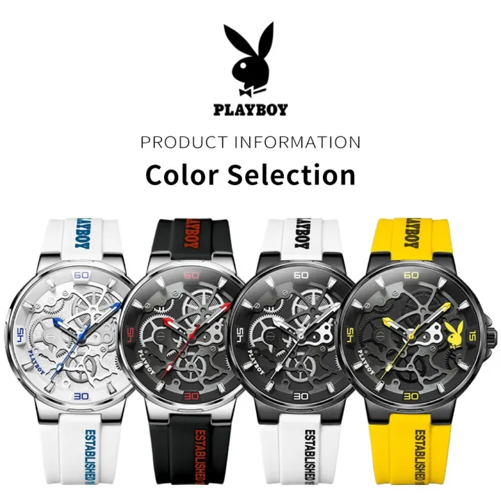 PLAYBOY%20Fashion%20Casual%20Watch%20for%20Men%20Luxury%20Waterproof%20Luminous%20Man%20Wristwatch%20High%20Quality%20Elegant%20Sports%20Quartz%20Men's%20Watches%20-%20Image%206