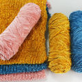 Baby Plush Yarn Soft Chenille Yarn for Knitting DIY 100% Polyester Velvet Yarn Amigurumi Accessories 1 Skein 100g 130M.