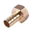 2pcs 12mm Hose Barb 1/2BSP Female Thread Quick Joint Connector Adapter Gold. 