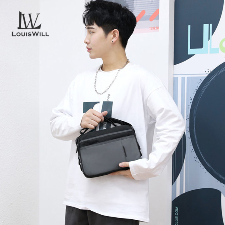 LouisWill%20Men%20Bag%20Fashion%20Single-shoulder%20Bag%20Multi-pocket%20Men's%20Messenger%20Bag%20Casual%20Handbag%20Men's%20Bag%20Backpack%20Portable%20Crossbody%20Bag%20Small%20Bag%20Business%20Briefcase%20-%20Image%204