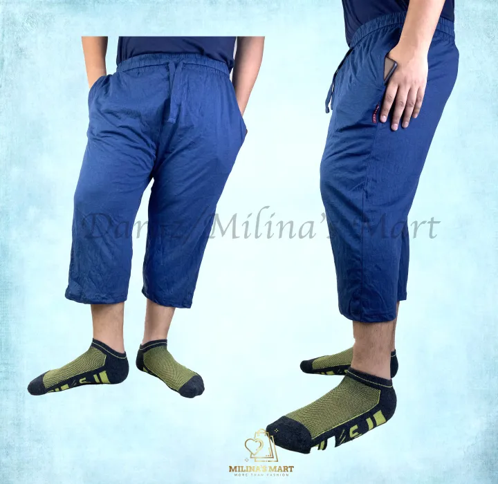 2%20Pieces%20Pack%20Comfortable%20Cotton%203-Quarter%20Sleeping%20Trouser%20Pant%20For%20Men(2-Piece)/%20Milinas%20Mart%20-%20Image%205