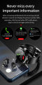 JM03 Headset Smart watch With Earbuds TWS Bluetooth Call Music Control Blood Pressure Detect Smartwatch For Men Android IOS.