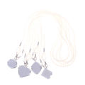 Fashion Long Necklace With Big Mirror Heart Pendant Women 2024 New Statement Pearl Shoulder Chain Personality Jewelry Wholesale.