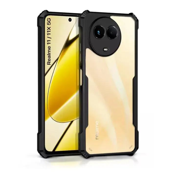 Xundd%20For%20Realme%2011%205G%20/%20Realme%2011X%205G%20/%20Narzo%2060X%20Shockproof%20Anti-drop%20Shell%20TPU%20&%20PC%20Back%20Transparent%20Cover%20Bumper%20Phone%20Case%20-%20Image%206
