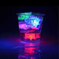 Colorful fast slow flash, ing cube, toy bar KTV lights up immediately when encountering water, LED induction flash ice cube light.