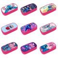 Kids Disney Pink Stitch Theme Styles Pencil Bag Nylon Pencil Case Children Black School Supplies High Quality Stationery Set. 