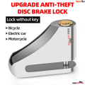 Universal Disc Brake Lock Rust Proof Durable Anti-Theft (Non Acid Proof) Copper Cylinder with 2 Keys.