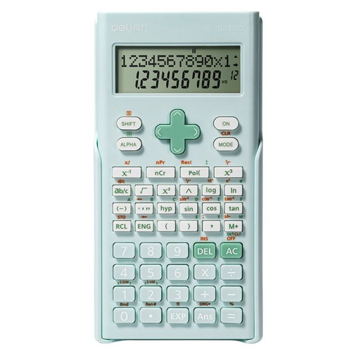 Scientific Calculator 240 Functions 2-Line Display 12-Digit Capacity ...