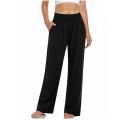 Womens Loose Yoga Pants with Pockets High Waist Wide Leg Pants Comfy Casual Lounge Sweatpants for Yoga Dance Gym. 