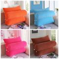 Make you feel comfortable40x45x22cm Adjustable Velvet Triangle Back Wedge Cushion Soft Support Pillow. 