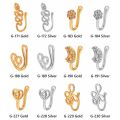 【Great Selection】 Women and Girls Nose Cuff Clip-on Nose Ring Clip-On Nose Ring Non-Piercing African Nose Cuff Nose Ring Cuffs.