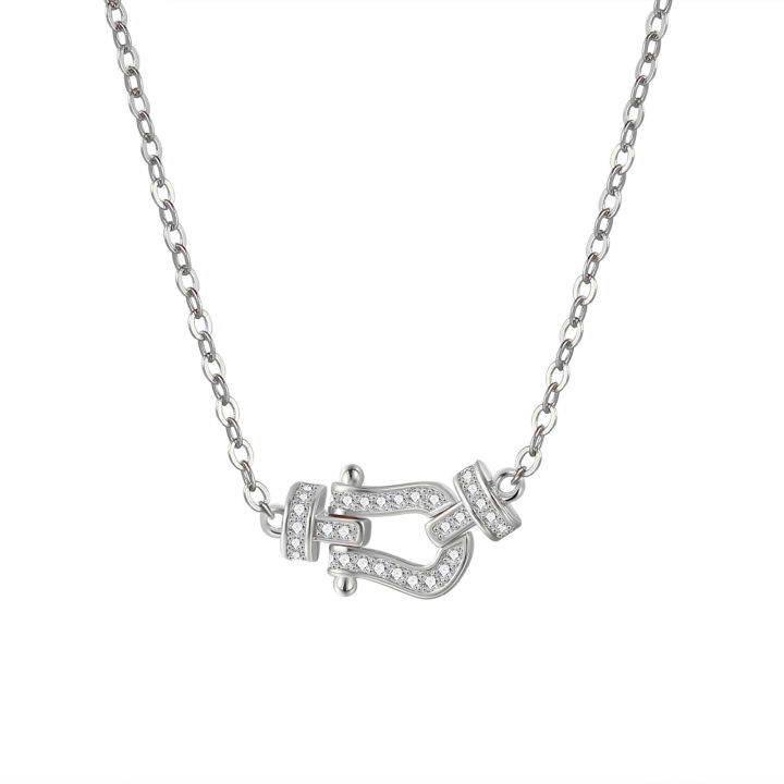 Light%20Luxury%20Temperament%20Socialite%20Style%20High-Grade%20Vachette%20Clasp%20Zircon%20Clavicle%20Chain%20Fashionable%20Exquisite%20Elegant%20Wear%20Necklace%20-%20Image%205