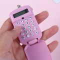 Office Supplies Kawaii Mini Calculator Pocket Size Portable Digit Calculator 8 Display Cartoon Cute Keychain Calculator Key Ring. 