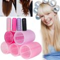 Manual Fluffy Hair Curling Tube Girls Hair Dressing Styling DIY Tools Self-adhesive Air Bangs Hair Curler Reusable Heatless Hair Rollers. 
