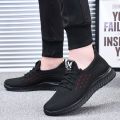 Chef Shoes Men's Deodorant and Non-Slip Working Wear Men's Shoes Long Standing Not Tired Feet Soft Bottom Casual Shoes Old Beijing Cloth Shoes Men. 