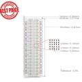 MB102 Prototype Breadboard For DIY KIT MB-102 Protoboard Test Develop Board PCB Bread Board 16.5X5.5CM 830 Holes Solderless. 