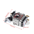 2Pcs Lawn Mower Carburetor Mechanical Carburetor for SRM 260S 261S 261SB PPT PAS 260 261 BC4401DW Trimmer 43Cc 47Cc 49Cc 50Cc. 