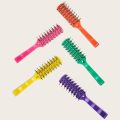 Random Color Vent Brush Hair Brush 7 Row Vent Brush With Ball Tipped Bristles for Men and Women.