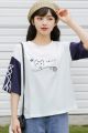 Jersey Short Sleeve Casual T-Shirt Top for Women Trendy Fashion Everyday Wear Assorted Color. 