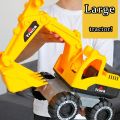 Baby Classic Simulation Engineering Car Toy Excavator Bulldozer Model Tractor Toy Large Size Dump Truck Model Car Toy Kid Gifts. 