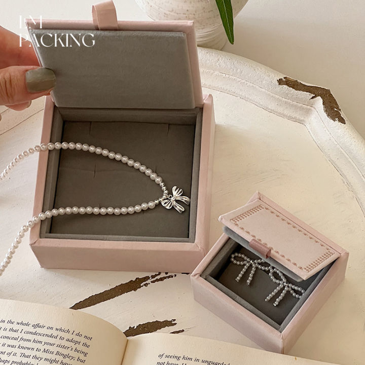 High-End%20Jewelry%20Box%20Compact%20Flocked%20Wooden%20Ring%20Storage%20Retro%20Necklace%20Case%20for%20Travel%20Home%20Gift%20Women%20Display%20-%20Image%203