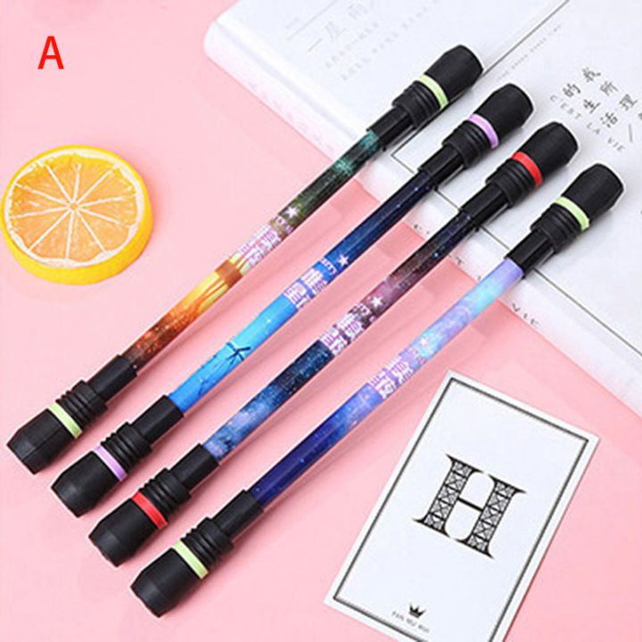 Spinning Pen Creative Random Flash Rotating Gaming Gel Pens for Student ...