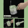 4 In 1 Handheld Electric Vegetable Cutter Wireless Chop Garlic Mash Minced Slice Onion Cutting Multifunctional Cooking Gadget.
