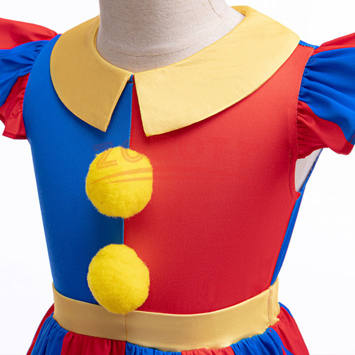 Pomni%20Costumes%20Kids%20Dress%20Costume%20Cartoon%20TV%20Amazing%20Cosplay%20Digital%20Circus%20Disguise%20Glove%20Hat%20Child%20Girls%20Halloween%20Party%20Suit%20-%20Image%205
