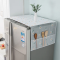 1PCS Dust Cover Refrigerator Cover with Pocket Double Sided Storage Hanging Bags Household Non-Woven Cloth Fridge Cover. 