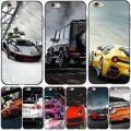 For iphone 5s 5 s se 2016 4.0 Case phone Cover On Apple iPhone 6s 6 s plus Funda bumper black tpu case sport race car. 