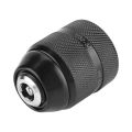 Keyless Drill Chuck 3/8 Thread 0.8mm-10mm locking function Metal Drill Chuck for Hand Electric Drill Nicle. 