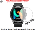 For Haylou Solar Pro Smartwatch Premium Transparent Tempered Glass Screen Protector.