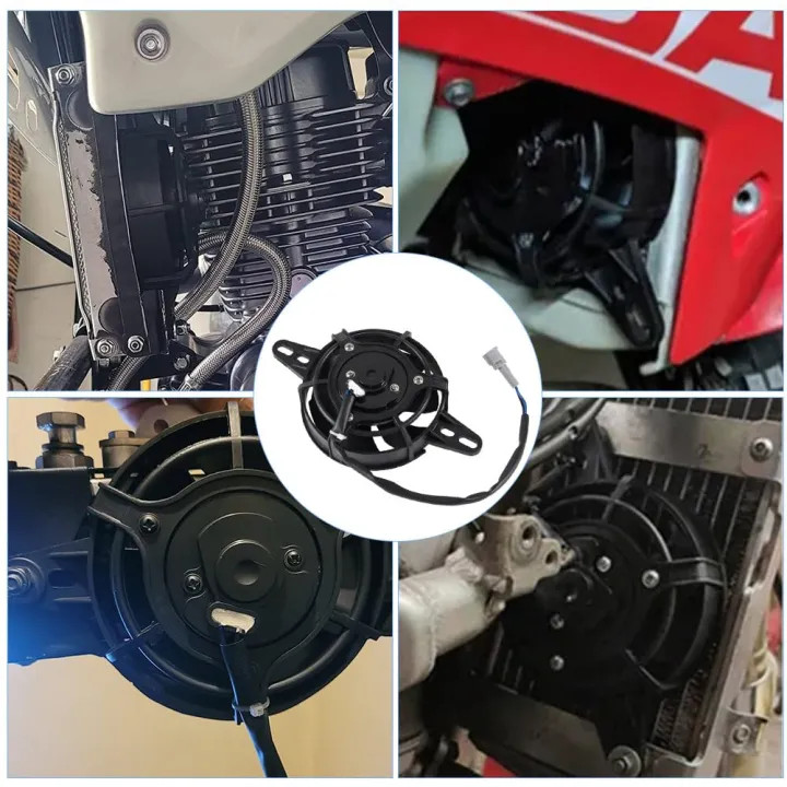 LI Motorcycle Radiator Engine Cooling Fan Oil Cooler For Most NC250 150cc 200cc 250cc 300cc Engine Water Cooled 4-wheel ATV UTV Quad Go Kart Pit Dirt Bike