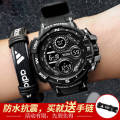 【Hengli jewelry story】Electronic Watch Men Cool casual Luminous Women Junior High School Black Technology Sports. 