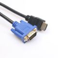 HDTV HDMI Gold Male To VGA HD-15 Male 15Pin Adapter Cable 6FT 1.8M 1080P. 