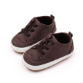 BABYGLEE Bole Brown Lace-Up Breathable Shoe. 