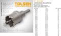 TOLSEN 65mm TCT Hole Saw For Stainless Steel Metal Alloy Special Carbide tip 3 - Ply Cutters Model No: 75965. 