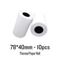 High-Grade 78x38mm Thermal Paper Rolls | Clear & Fade-Resistant Printing | BPA-Free | Seamless Use with 80mm POS Printers, Cash Registers & Service Terminals. 