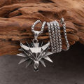 Movie Accessories Witcher 3 The Witcher 3 Wolf Head Necklace Pendant AliExpress Necklace Wholesale.