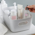 Scandinavian style finishing storage basket, plastic bathroom, kitchen, toilet, storage basket, tabletop, miscellaneous storage basket.