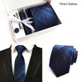 ExCLUsIvE Tie with Cuff-link & Pocket Square { Imported }. 