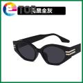 Retro Korean style irregular sunglasses sunglasses ladies trendy personality sunglasses.