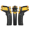 KOGEEK -50~390°C 12:1 Mini Portable Handheld Digital Non-contact IR Infrared Ther-mo-meter Temperature Tester Pyrometer Industrial Infrared Ther-mo-meter Color LCD Display Centigrade Fahrenheit (NOT for Humans). 