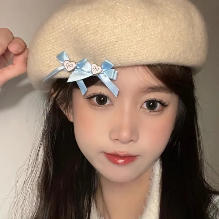Japanese%20Korean%20Style%20Y2K%20Sweet%20Fabric%20Blue%20Double%20Bowknot%20Ribbon%20Love%20Heart%20Duckbill%20Hairpins%20Women%20Girls%20Kawaii%20Side%20Bangs%20Barrettes%20Hair%20Clips%20Hair%20Accessories%20-%20Image%204