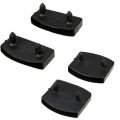 10Pieces Black Replacements Sofa Bed Slat Base Plastic Centre Caps or End Caps Holders Furniture Parts Inner Rubber Sleeve. 