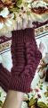 1Pair New Fashion Women Knitted Arm Fingerless Winter Gloves Warmth Long Stretchy Mittens. 