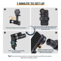 Telescope Phone Adapter, Universal Cell Phone Mount For Binoculars, Monocular,Microscope,Smartphone Holder Clip Bracket. 