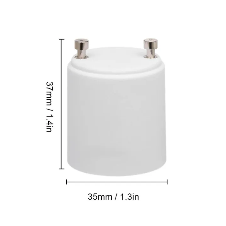 Migeet%204%20Pcs%20GU24%20to%20E26%20E27%20Adapter%20LEDs%20Light%20Bulb%20Holder%20Socket%20Converter%20PBT%20Fireproof%20Material%20GU24%20Pin%20Base%20Fixture%20to%20E26%20E27%20Standard%20Screw-in%20Socket%20-%20Image%208